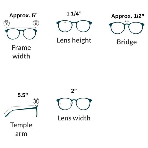 2 Pack Of Blue Light Glasses w/ Black Geo Print Soft Cases, Animal Print,  +0.00 - Picture 10 of 10